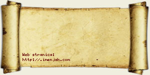 Anica Veljković vizit kartica